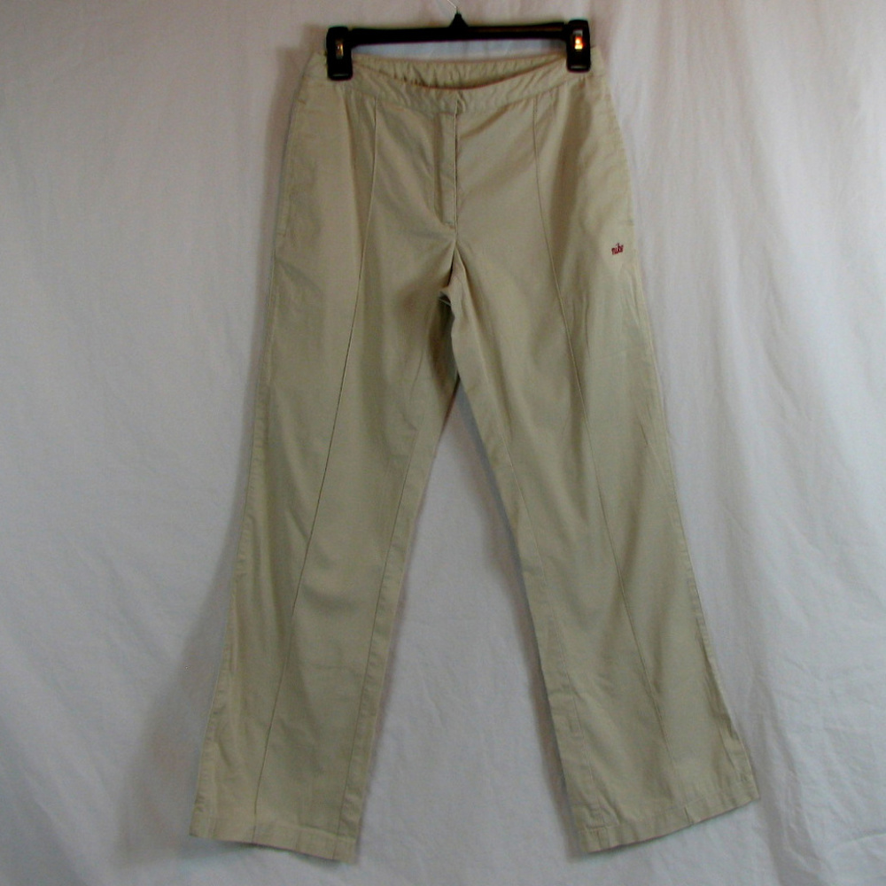 *Nike drawstring cotton cargo golf kahki pants